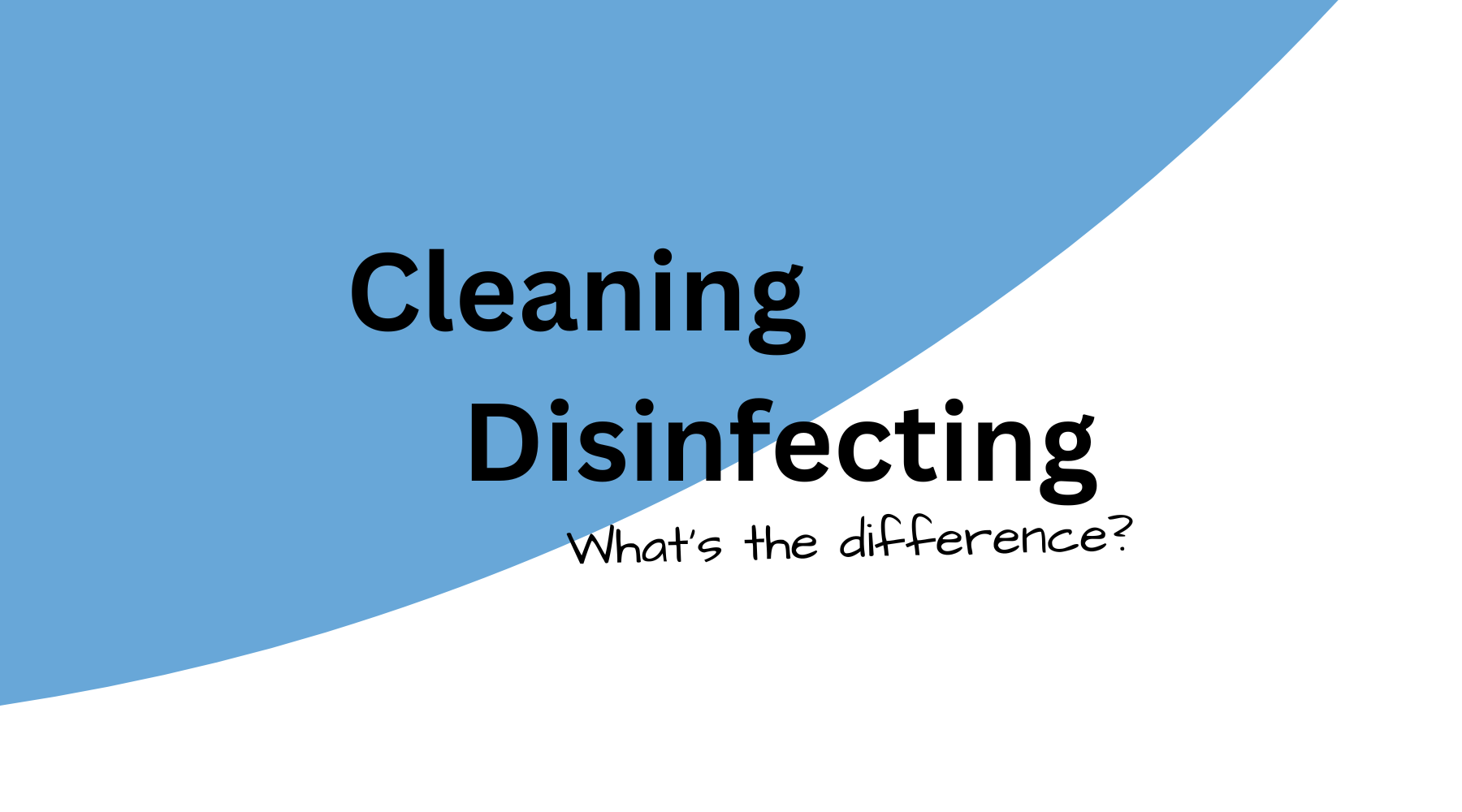 What is the difference between cleaning and disinfecting? HOCL Health