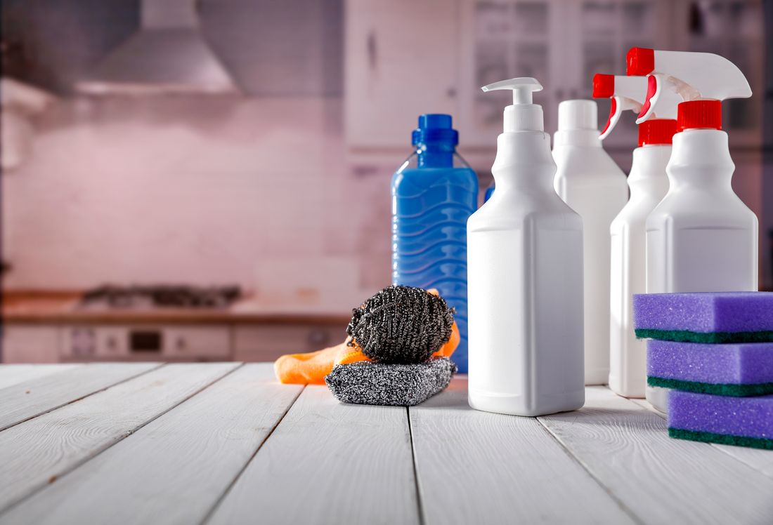 What are 3 common disinfectants?
